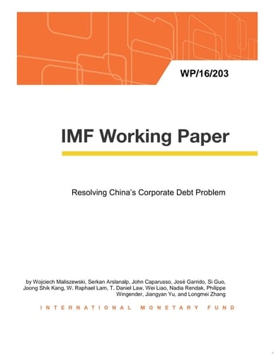 Resolving China’s Corporate Debt Problem