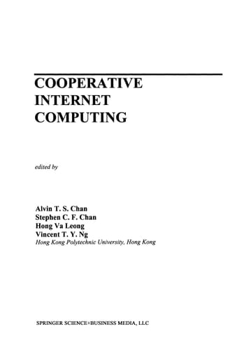 Cooperative Internet Computing