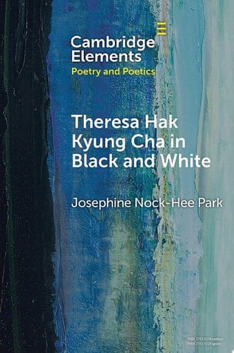 Theresa Hak Kyung Cha in Black and White