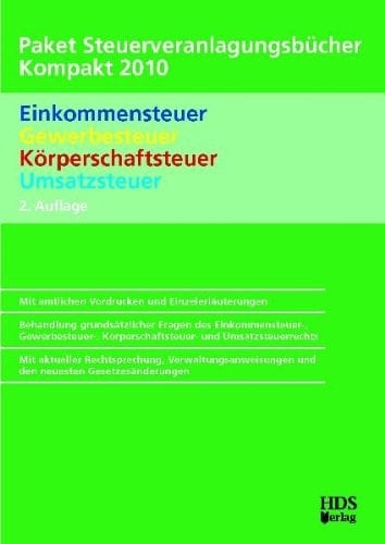 Paket Steuerveranlagungsbücher Kompakt 2010