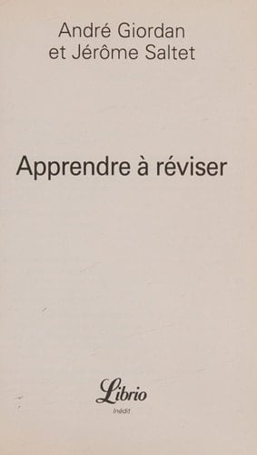Apprendre à réviser