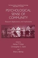Psychological Sense of Community Research, Applications, and Implications