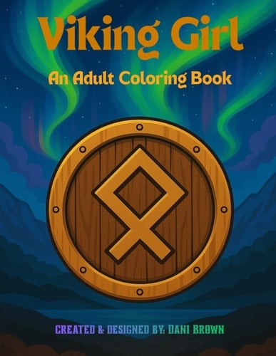 Viking Girl Coloring Book: An Adult Coloring Book