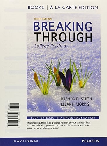 Breaking Through, Books a la Carte Plus MyReadingLab with eText -- Access Card Package (10th Edition)