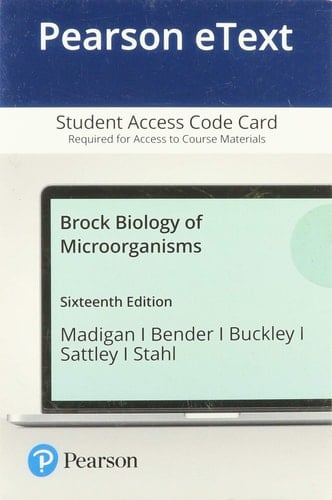 Pearson Etext for Brock Biology of Microorganisms -- Access Card
