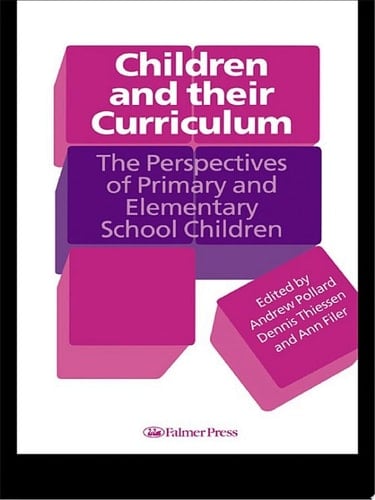 Children And Their Curriculum