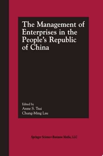 The Management of Enterprises in the People’s Republic of China