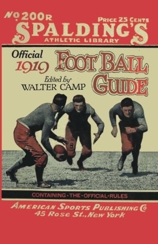 Spalding's Official Football Guide For 1919