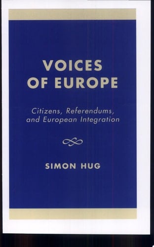 Voices of Europe Citizens, Referendums, and European Integration