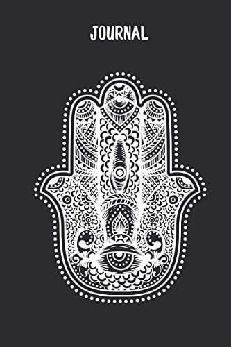 Journal Mit Hand der Fatima Als Mandala Kreativ Notizbuch I DIN A5 I 120 Seiten I Dot Grip I Organizer I Tagebuch I Skizzen I Handletter