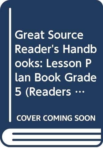 Great Source Reader's Handbooks Handbook- Lesson Plan Book Grade 5 2002