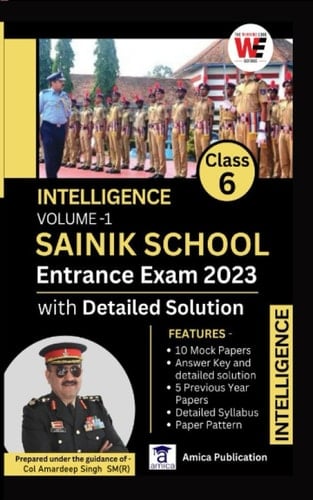 Intelligence Mock Question Papers: Sainik School Class VI