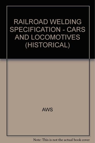 Railroad Welding Specification Cars and locomotives