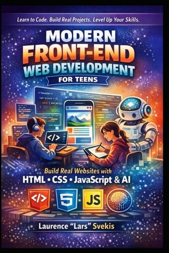 Modern Front-End Web Development for Teens: Build Real Websites with HTML, CSS, JavaScript & AI