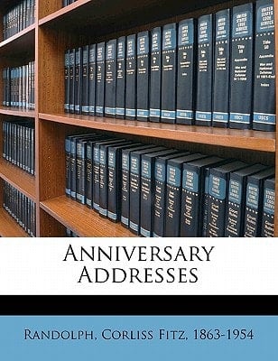 Anniversary addresses