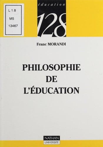 Philosophie de l'éducation
