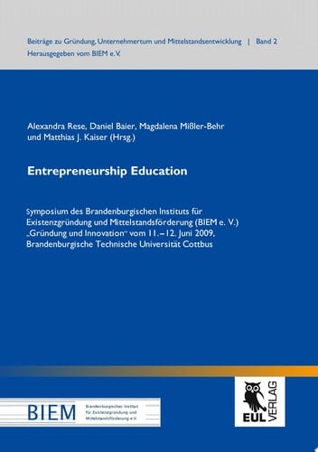 Entrepreneurship education