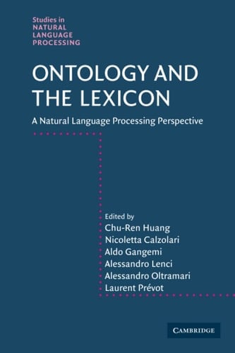 Ontology and the Lexicon A Natural Language Processing Perspective