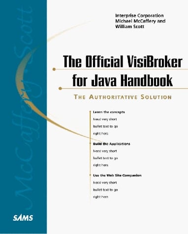 The Official VisiBroker for Java Handbook
