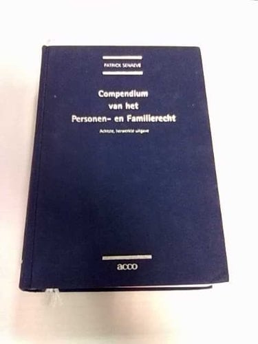Compendium van het personen- en familierecht