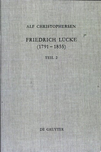 Friedrich Lücke (1791-1855)