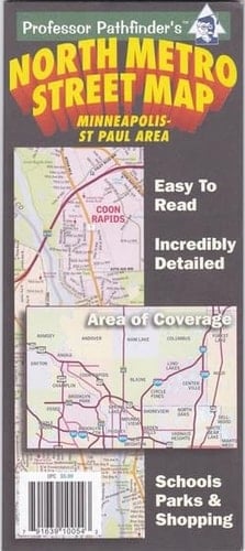 Minneapolis-St Paul North Metro Street Map