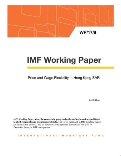 Price and Wage Flexibility in Hong Kong SAR