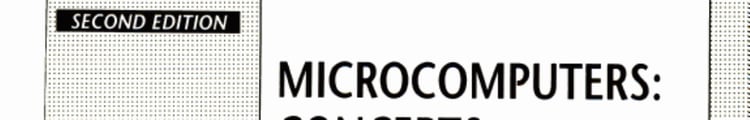Microcomputers Concepts and Software
