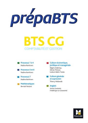 PrépaBTS - BTS CG - Toutes les matières - Révision et entraînement