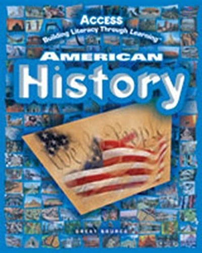 Great Source ACCESS History Student Activities Journal Grades 6-8