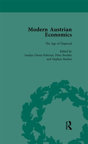 Modern Austrian Economics Vol 2