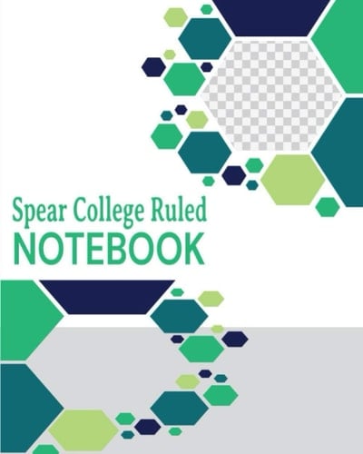 Spear College Ruled Notebook KAYBQUVN: 120 Pages of Lined Writing Notebook, Writing Journal Lines Notebook for Boys, College Ruled Blank Lined Cute Notebooks School, Writing Notes Journal