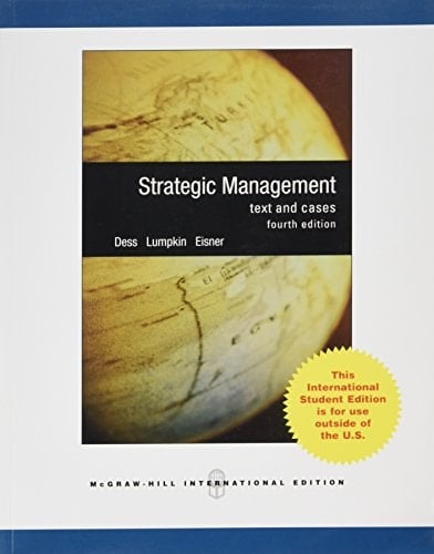 Strategic Management Text and Cases