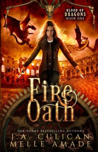 Fire Oath Dragon Steampunk Fantasy