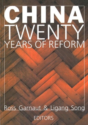 China Twenty Years of Economic Reform
