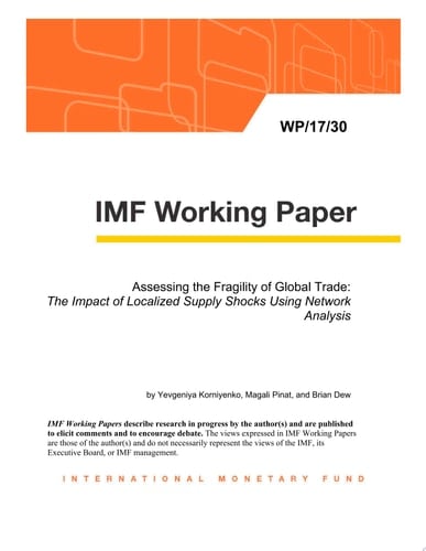 Assessing the Fragility of Global Trade The Impact of Localized Supply Shocks Using Network Analysis