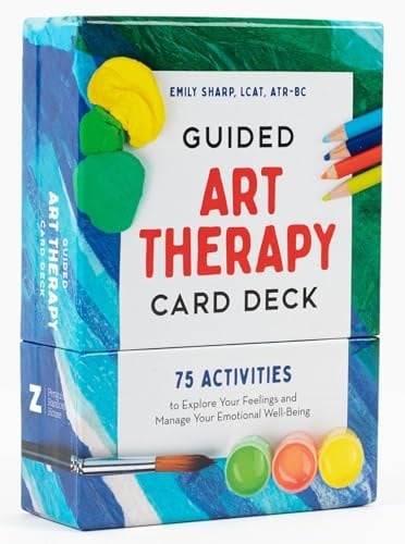 Guided Art Therapy Card Deck 75 Activities to Explore Your Feelings and Manage Your Emotional Well-Being