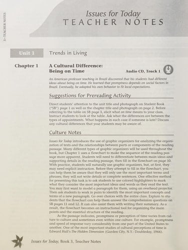 Instructor's Manual for Reading for Today: Issues for Today/Concepts for Today/Topics for Today