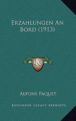 Erzahlungen an Bord (1913) (German Edition)
