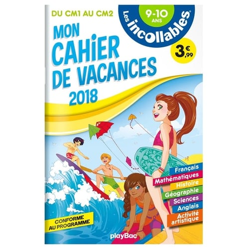 Mon cahier de vacances du CM1 au CM2 9-10 ans