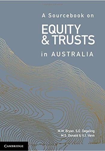 A Sourcebook on Equity and Trusts in Australia