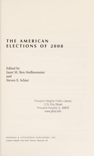 The American Elections of 2008