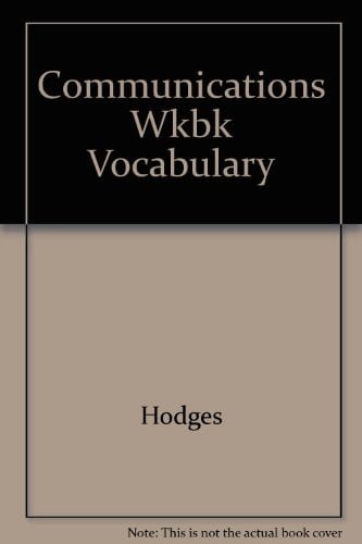 Communications Workbook Vocabulary
