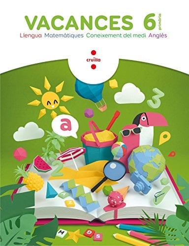 Vacances, 6 Primària llengua, matemàtiques, coneixement del medi, anglès
