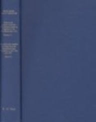 Guide to the Archival Materials of the German Speaking Emigration to the United States After 1933 A - K. Vol. 1. ...