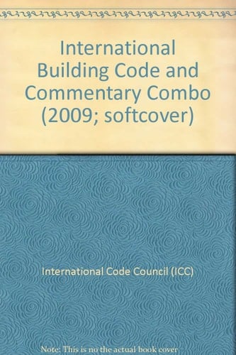 2009 International Building Code and Commentary Combo