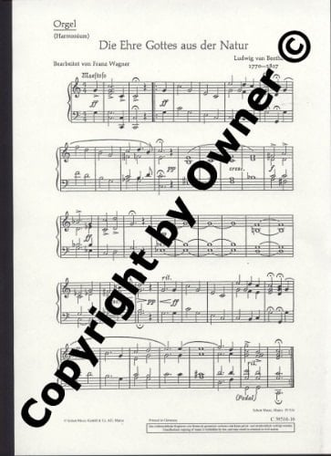 DIE EHRE GOTTES IN DER NATUR OP. 48/4