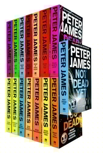 Roy Grace Series Book 1-15 Collection 15 Books Set By Peter James (Dead Simple, Looking Good Dead, Not Dead Enough, Dead Like You, Dead Man's Grip, Not Dead Yet, You Are Dead & More)