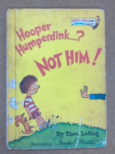 Hooper Humperdink - ? Not Him! (A Beginning Beginner Book)