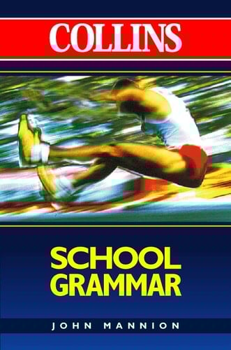 Collins School Grammar Collins Cobuild Reference Grammar